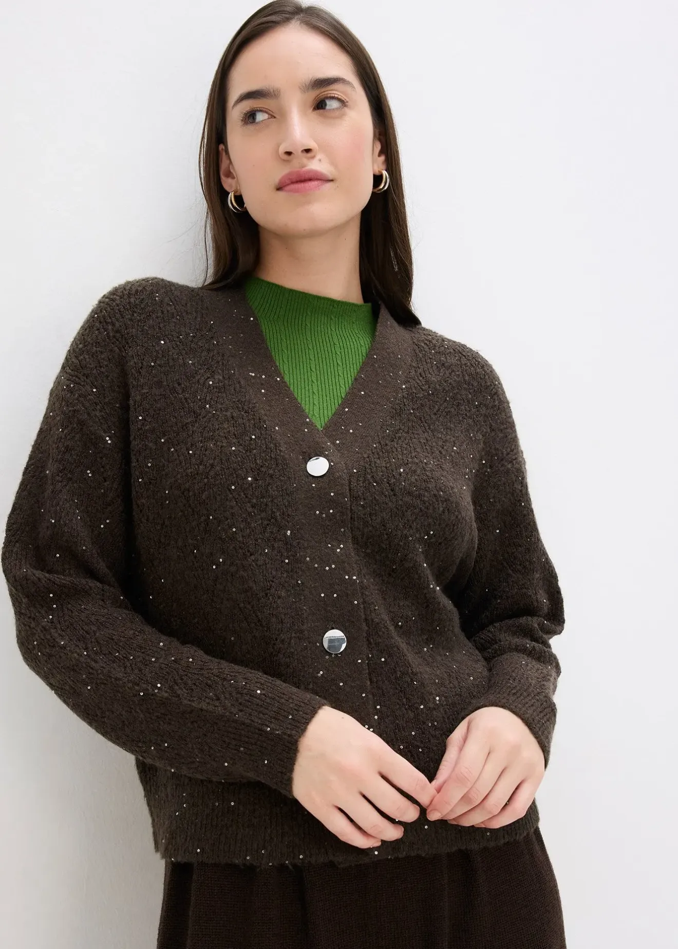 bonprix Gilet en maille ajourée|Femme Maille|Pulls & Gilets