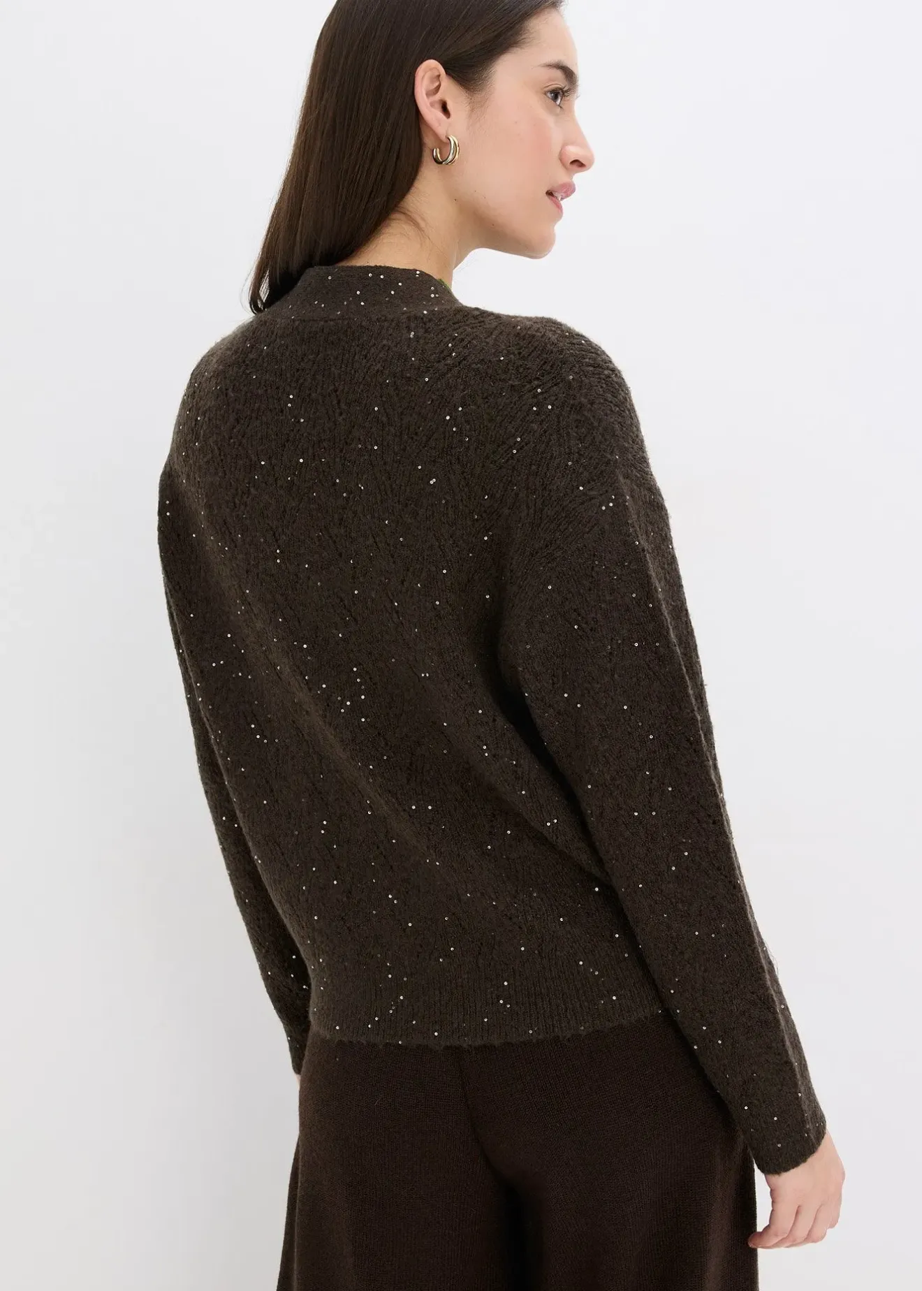 bonprix Gilet en maille ajourée|Femme Maille|Pulls & Gilets