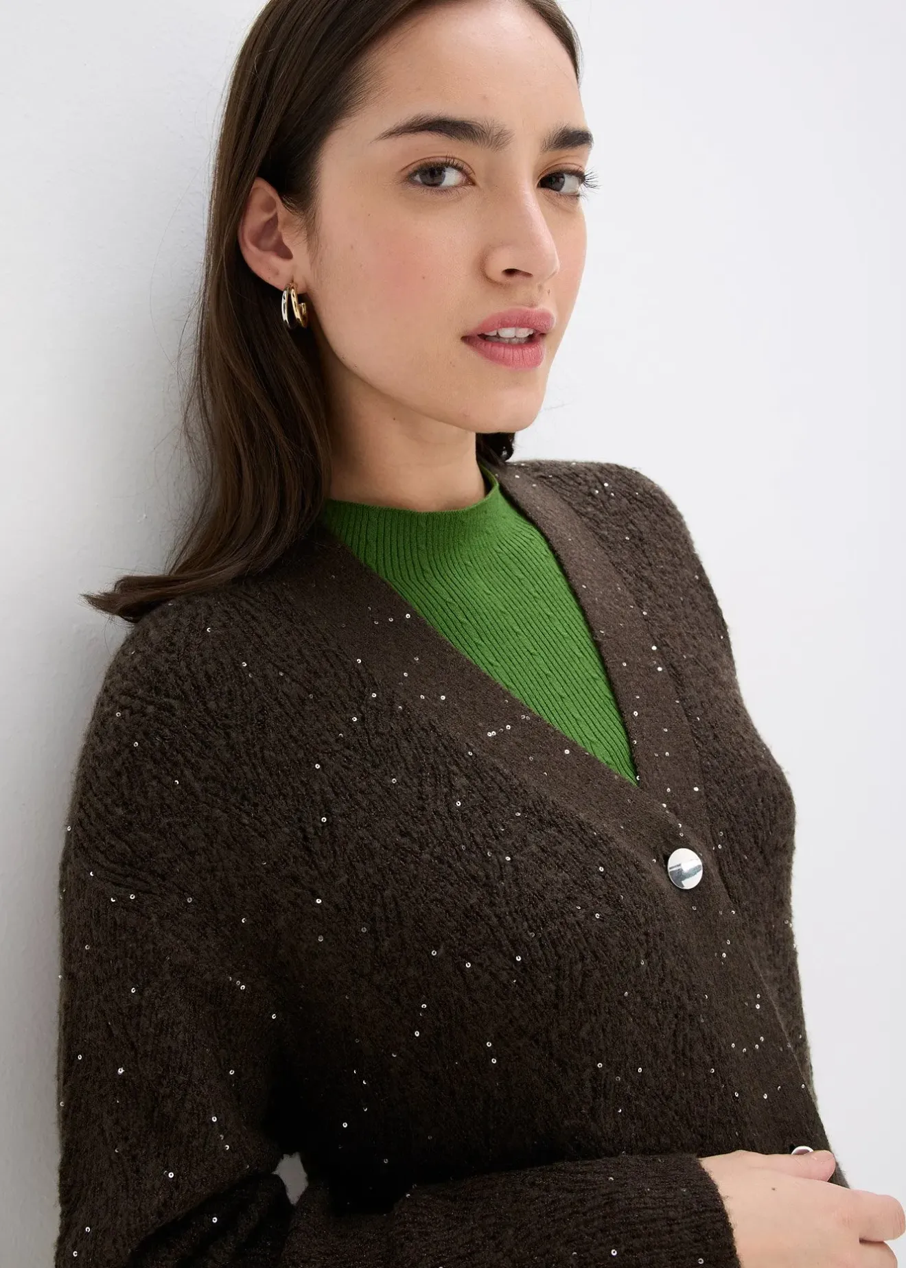 bonprix Gilet en maille ajourée|Femme Maille|Pulls & Gilets