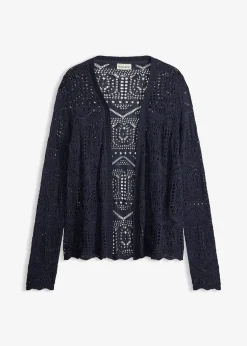 bonprix Gilet en maille ajourée|Femme Maille|Pulls & Gilets