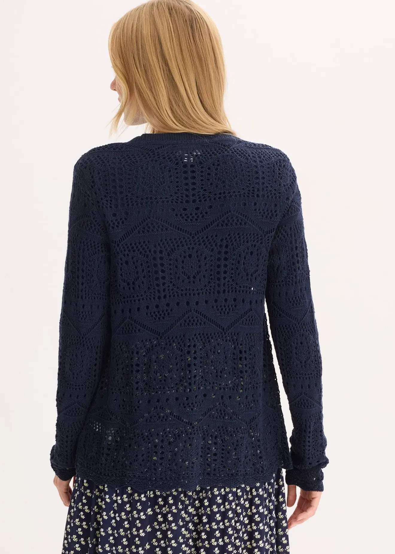 bonprix Gilet en maille ajourée|Femme Maille|Pulls & Gilets