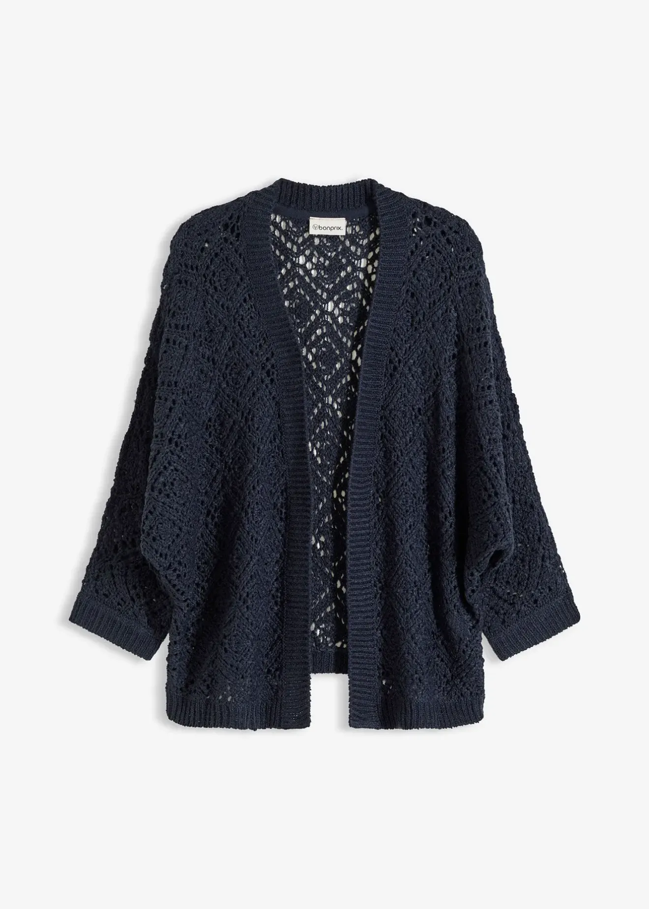 bonprix Gilet en maille ajourée|Femme Maille|Pulls & Gilets