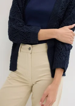 bonprix Gilet en maille ajourée|Femme Maille|Pulls & Gilets