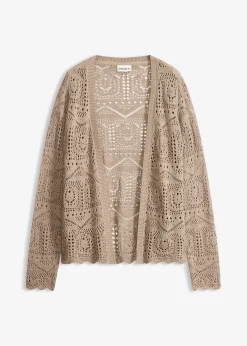 bonprix Gilet en maille ajourée|Femme Maille|Pulls & Gilets