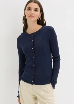 bonprix Gilet en maille ajourée|Femme Maille|Pulls & Gilets