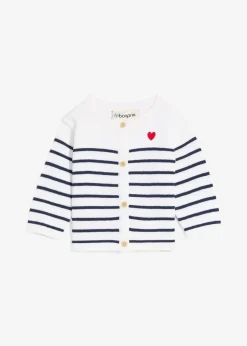 bonprix Gilet en maille avec boutons|Enfant T-Shirts & Pulls