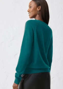 bonprix Gilet en maille avec cachemire|Femme Maille|Premium