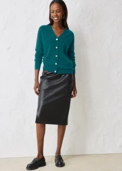 bonprix Gilet en maille avec cachemire|Femme Maille|Premium