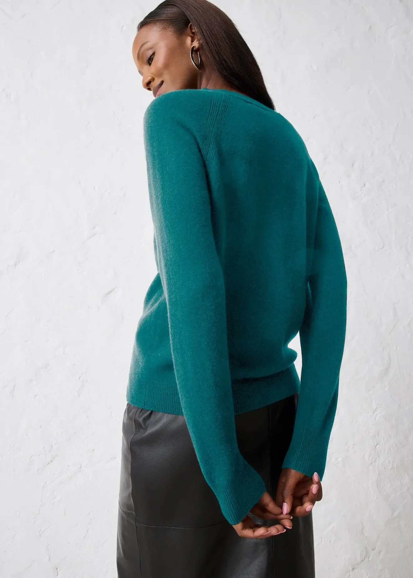 bonprix Gilet en maille avec cachemire|Femme Maille|Premium