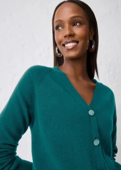 bonprix Gilet en maille avec cachemire|Femme Maille|Premium