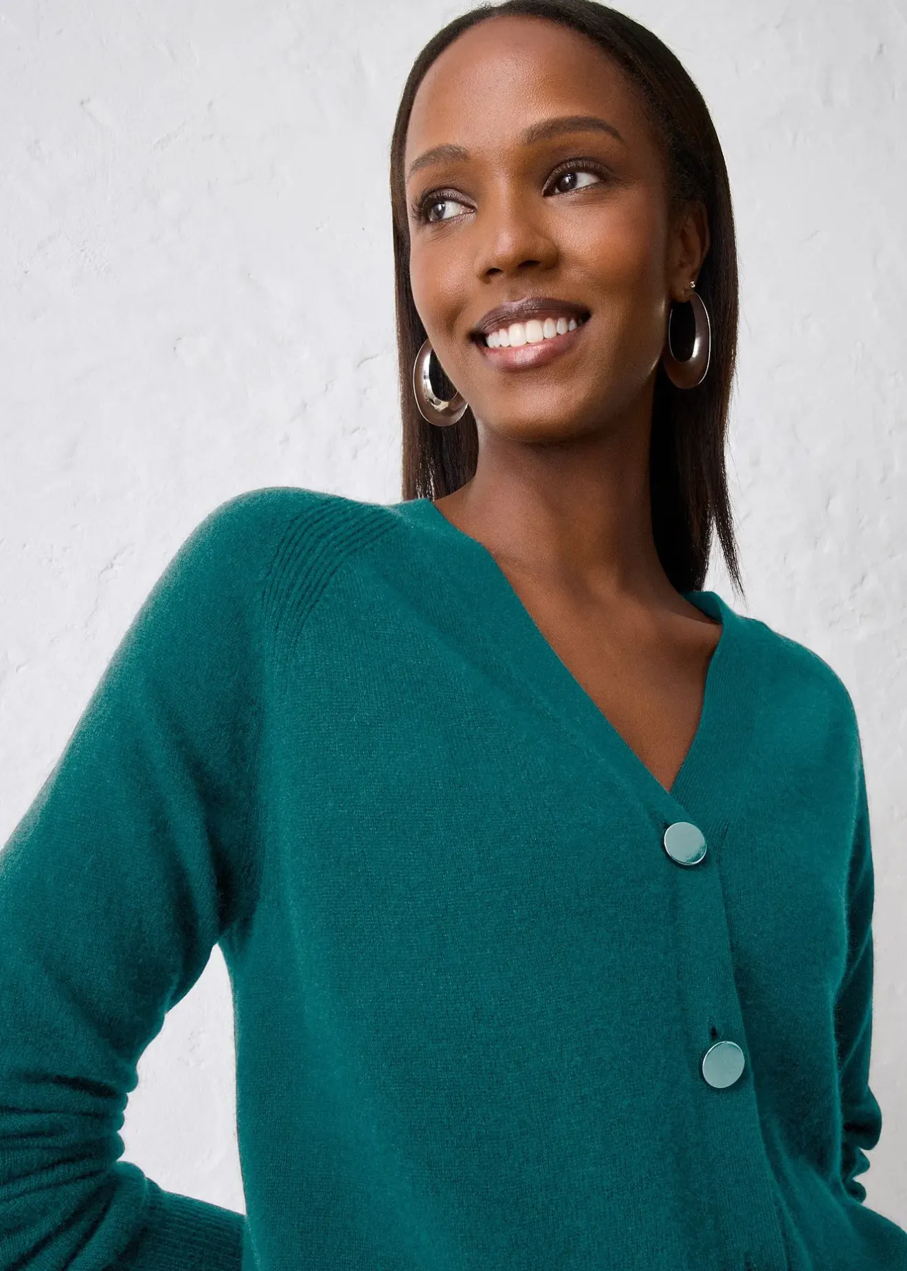 bonprix Gilet en maille avec cachemire|Femme Maille|Premium