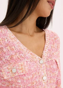 bonprix Gilet en maille bouclette|Femme Maille|Pulls & Gilets