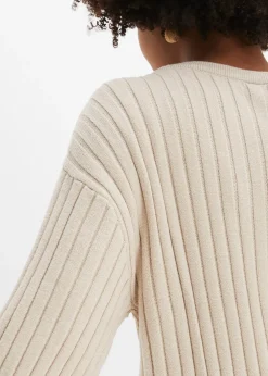 bonprix Gilet en maille coupe boxy|Femme Maille|Pulls & Gilets