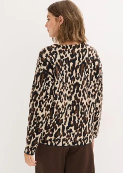 bonprix Gilet en maille Jacquard|Femme Maille|Pulls & Gilets