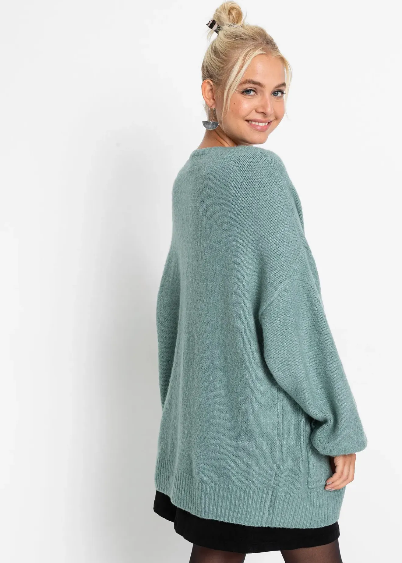 bonprix Gilet en maille oversize|Femme Maille|Pulls & Gilets