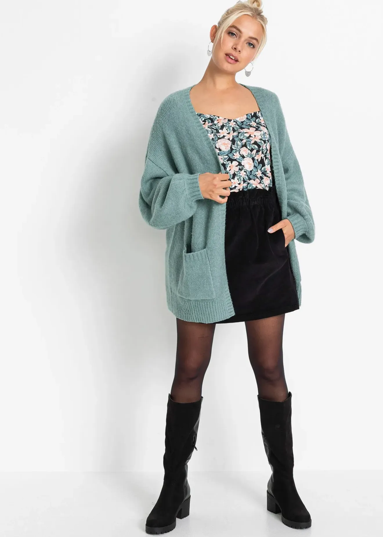 bonprix Gilet en maille oversize|Femme Maille|Pulls & Gilets