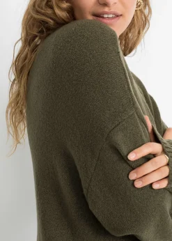 bonprix Gilet en maille oversize longueur midi|Femme Maille|Pulls & Gilets