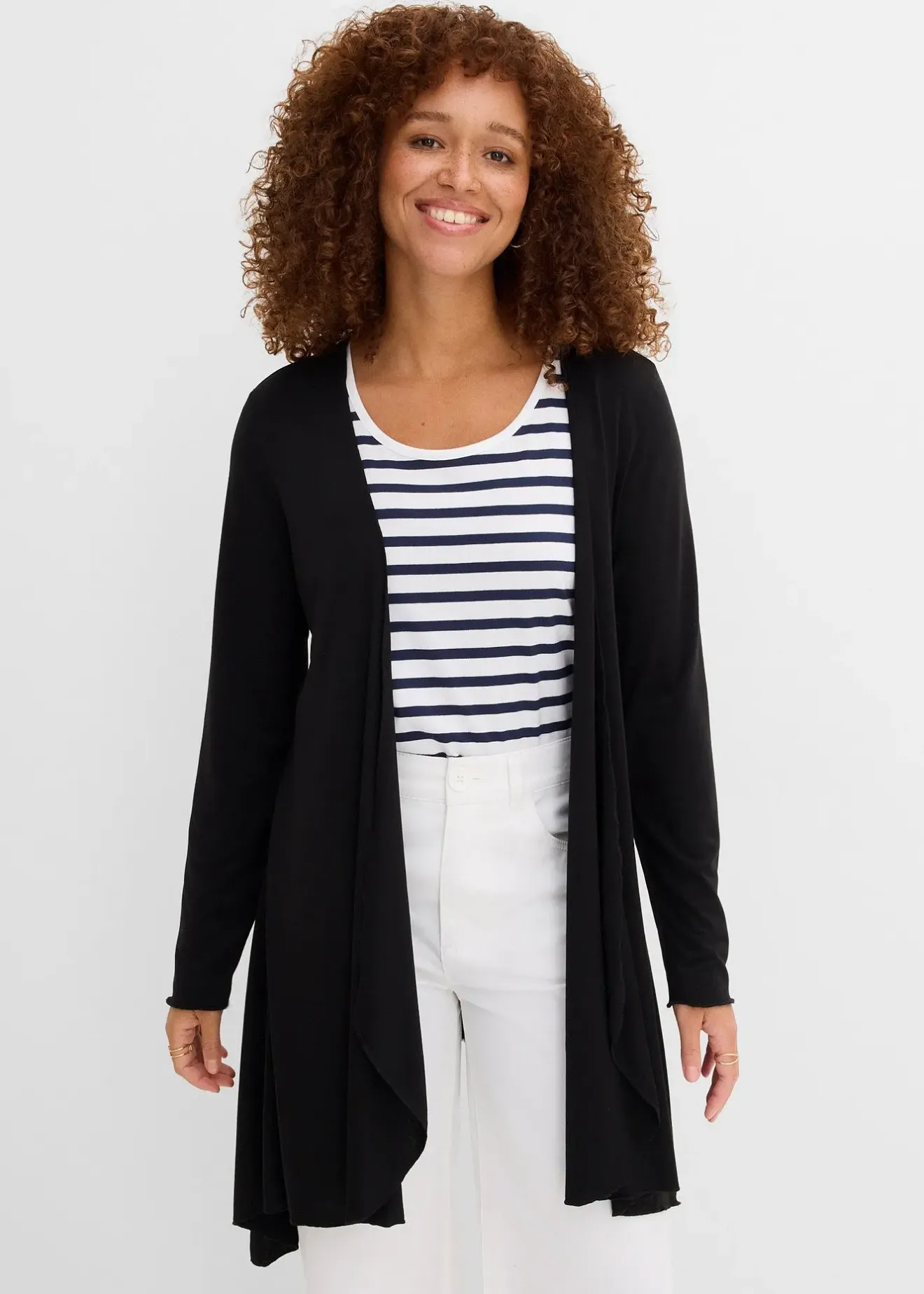bonprix Gilet fluide en viscose mélangée|Femme T-Shirts & Tops