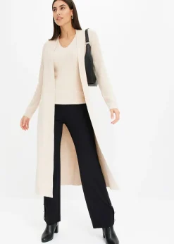 bonprix Gilet long en maille|Femme Maille|Pulls & Gilets