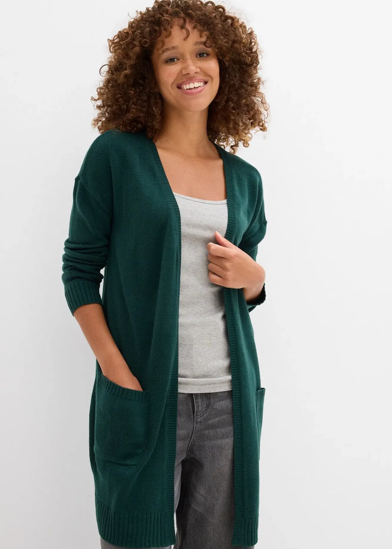 bonprix Gilet long en maille|Femme Maille|Basiques