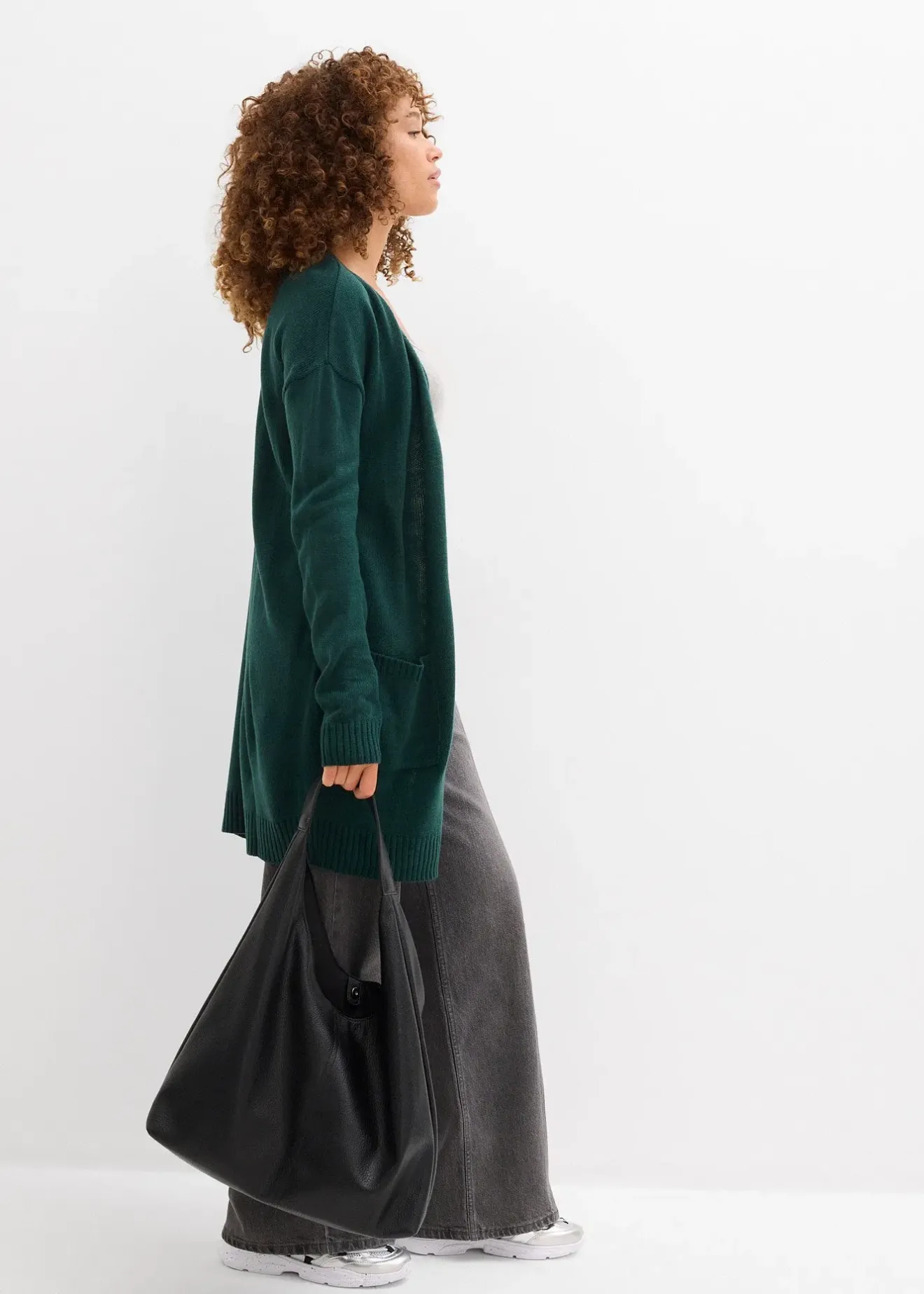 bonprix Gilet long en maille|Femme Maille|Basiques