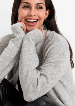 bonprix Gilet long en maille à col châle|Femme Maille|Pulls & Gilets