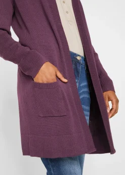 bonprix Gilet long en maille, manches longues|Femme Maille|Basiques