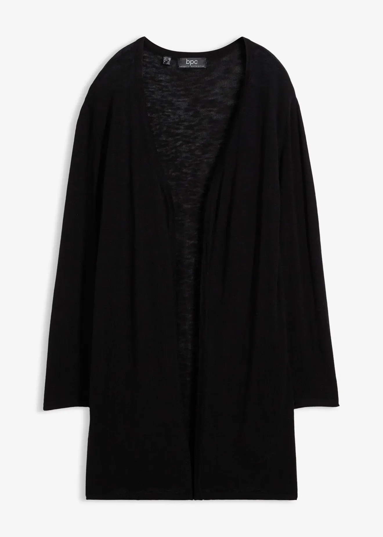 bonprix Gilet long en maille, ouvert|Femme Maille|Basiques