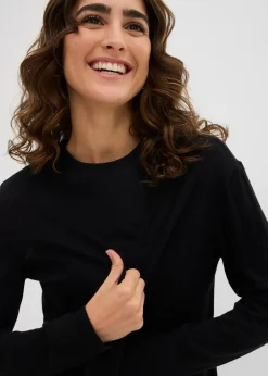 bonprix Gilet long en maille, ouvert|Femme Maille|Basiques