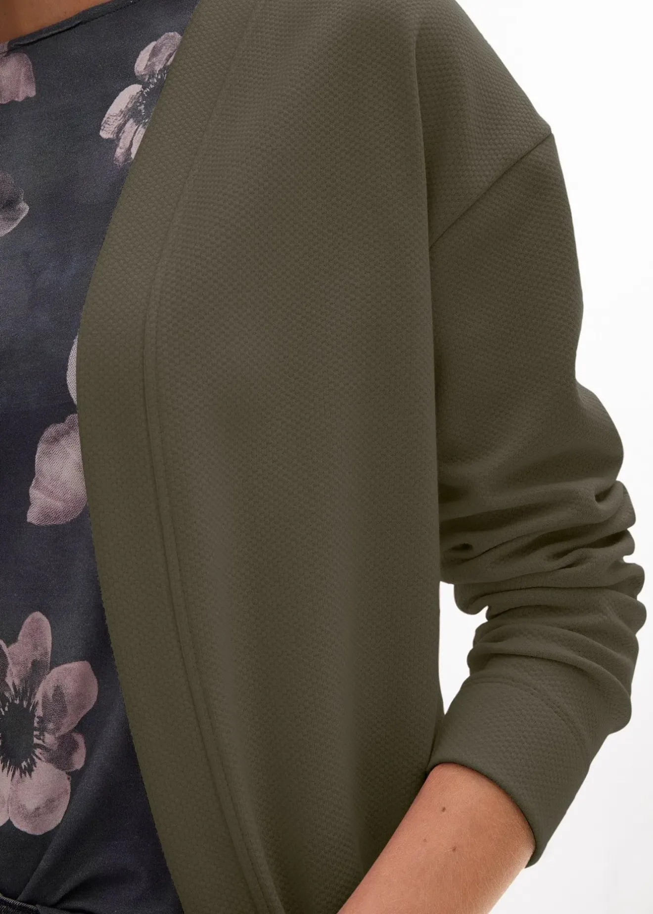 bonprix Gilet long en sweat doux|Femme Sweats