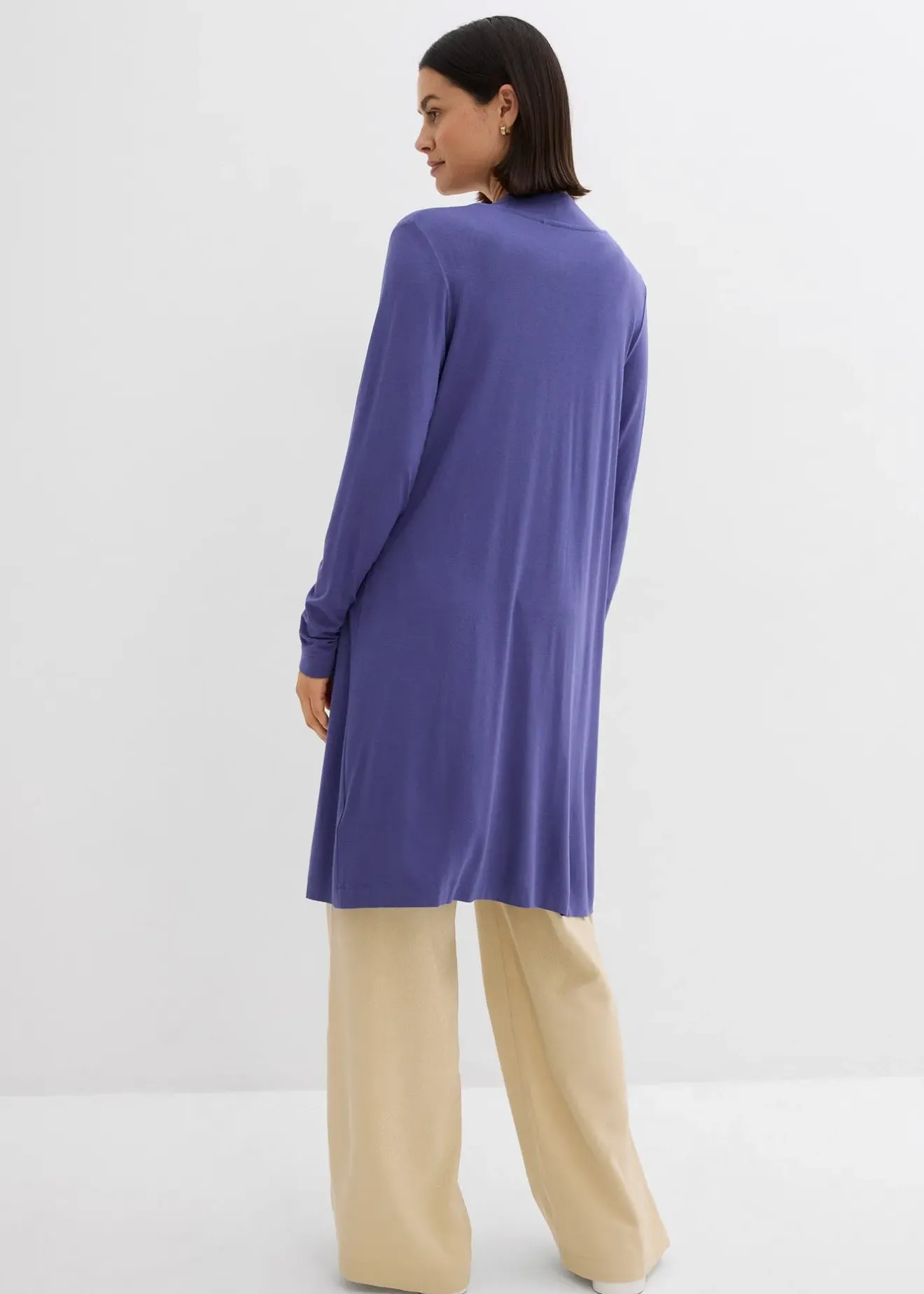 bonprix Gilet long et doux|Femme Basiques|T-Shirts & Tops