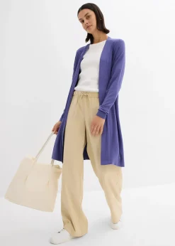 bonprix Gilet long et doux|Femme Basiques|T-Shirts & Tops