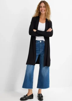 bonprix Gilet long et doux|Femme Basiques|T-Shirts & Tops