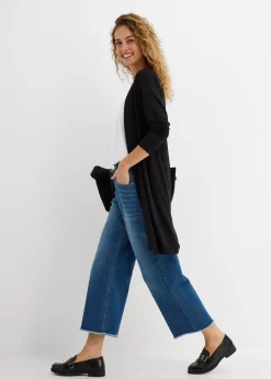 bonprix Gilet long et doux|Femme Basiques|T-Shirts & Tops