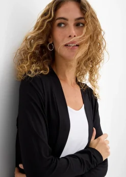 bonprix Gilet long et doux|Femme Basiques|T-Shirts & Tops