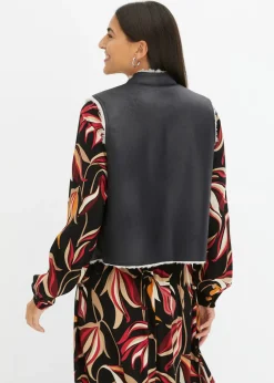 bonprix Gilet sans manches aspect peau de mouton|Femme Vestes & Manteaux