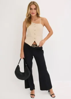 bonprix Gilet sans manches boutonné|Femme Vestes & Manteaux