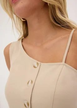 bonprix Gilet sans manches boutonné|Femme Vestes & Manteaux