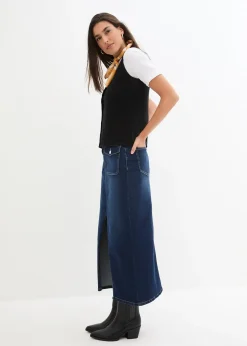 bonprix Gilet sans manches en fine maille|Femme Maille|Vestes & Manteaux