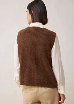 Femme bonprix Maille|Premium|Gilet sans manches en grosse maille