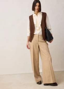 Femme bonprix Maille|Premium|Gilet sans manches en grosse maille