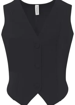 bonprix Gilet sans manches en Interlock|Femme Vestes & Manteaux