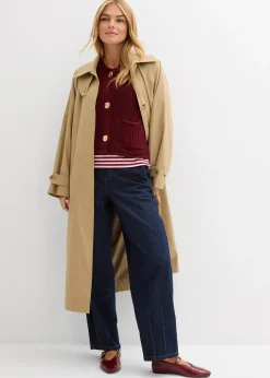 bonprix Gilet sans manches en maille avec des poches|Femme Maille|Vestes & Manteaux