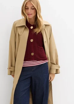 bonprix Gilet sans manches en maille avec des poches|Femme Maille|Vestes & Manteaux