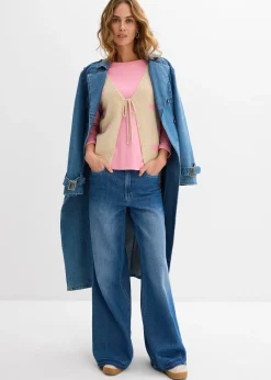 Femme bonprix Maille|Vestes & Manteaux|Gilet sans manches en maille