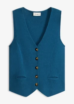 Femme bonprix Maille|Vestes & Manteaux|Gilet sans manches en maille