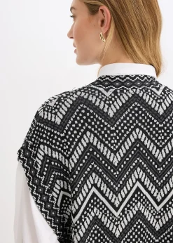 Femme bonprix Maille|Vestes & Manteaux|Gilet sans manches en maille