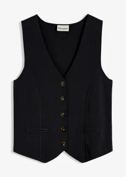 Femme bonprix Maille|Vestes & Manteaux|Gilet sans manches en maille