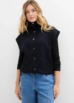 bonprix Gilet sans manches en matière néoprène confortable|Femme Vestes & Manteaux