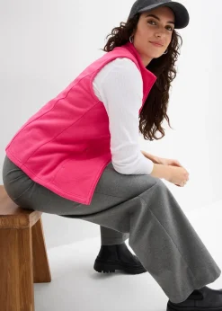 Femme bonprix Sweats|Vestes & Manteaux|Gilet sans manches en polaire avec poches